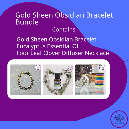 Gold Sheen Obsidian Bracelet Bundle 21