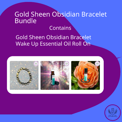 Gold Sheen Obsidian Bracelet Bundle 61