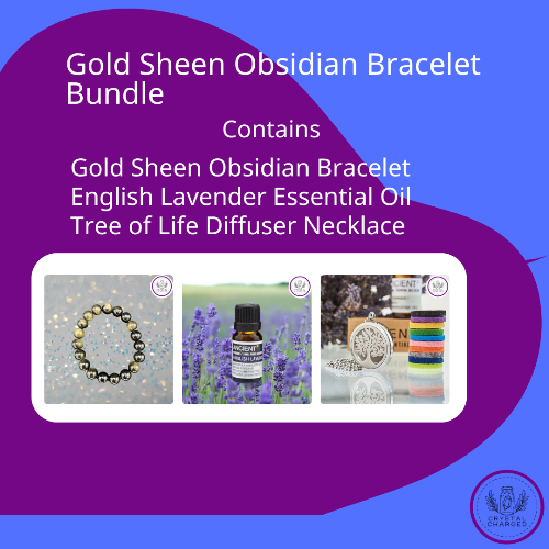 Gold Sheen Obsidian Bracelet Bundle 49
