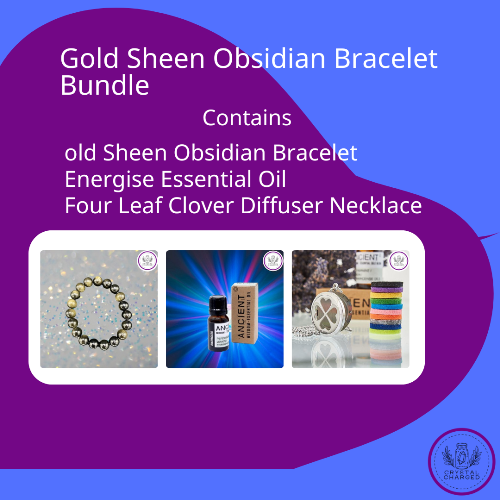 Gold Sheen Obsidian Bracelet Bundle 19