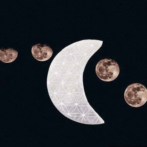 Moon Flower of Life Charging Plate
