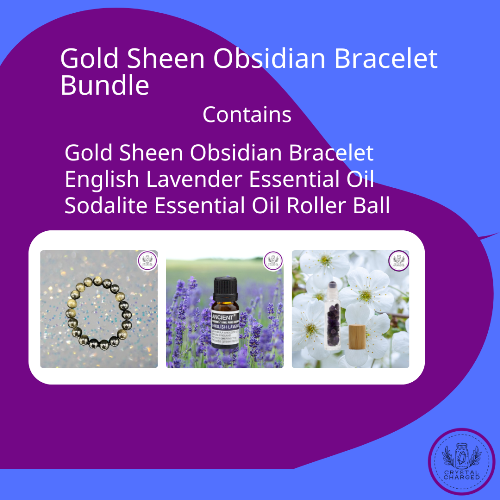 Gold Sheen Obsidian Bracelet Bundle 35