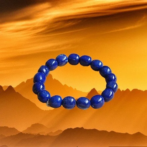 Lapis Lazuli Bead Bracelet