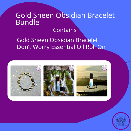 Gold Sheen Obsidian Bracelet Bundle 16