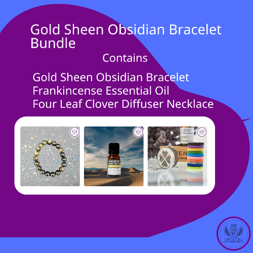 Gold Sheen Obsidian Bracelet Bundle 22