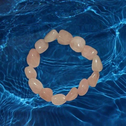 Rose Quartz Nugget Bracelet
