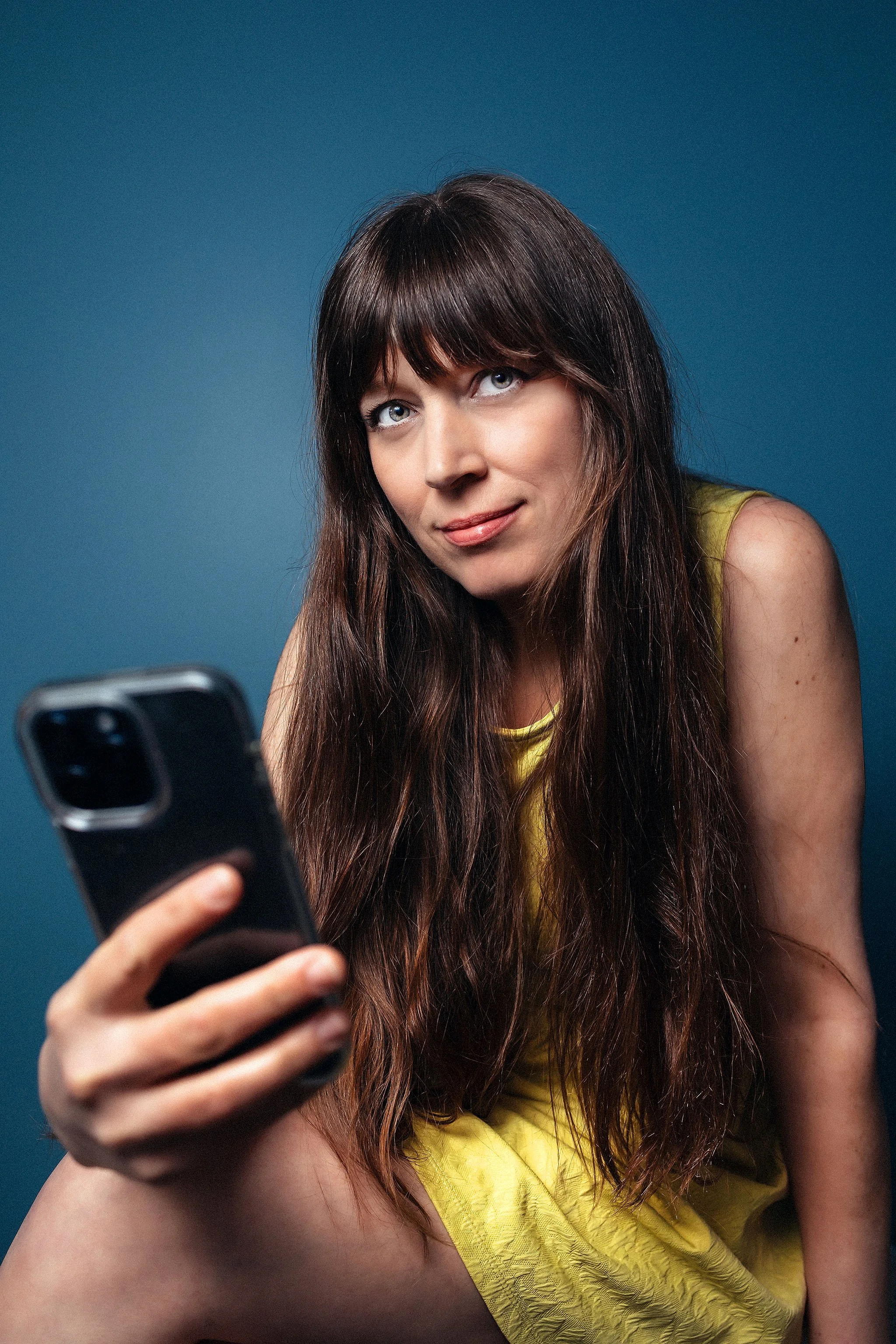 Branding photoshoot in studio with professional lighting