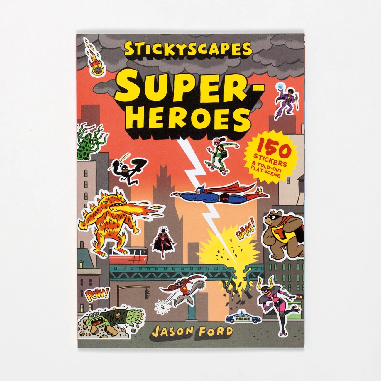 Stickyscapes Superheroes
