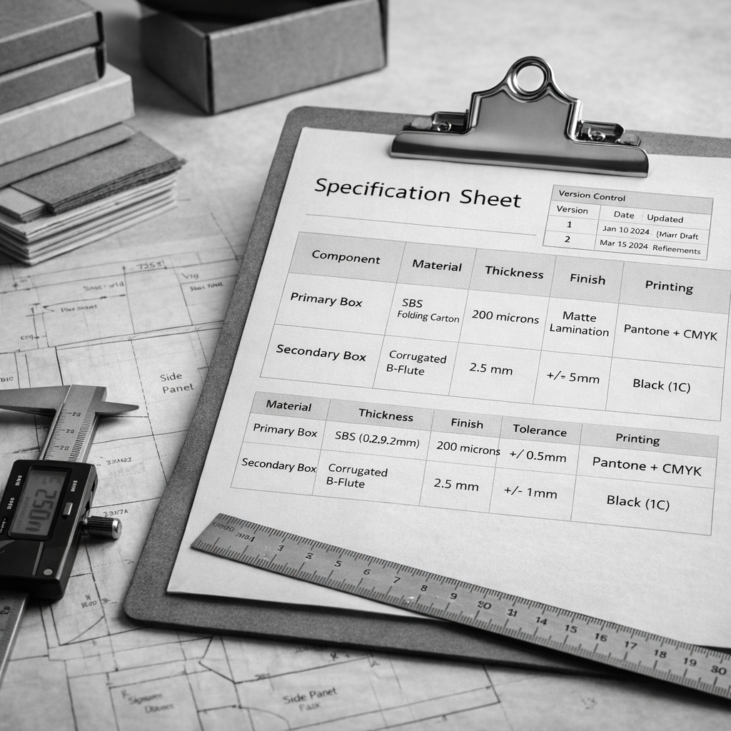 Packaging Specification Alignment
