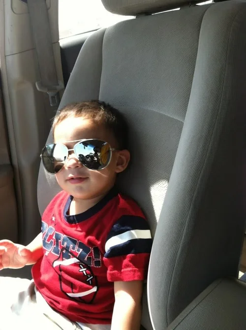 Malachi in sunglasses