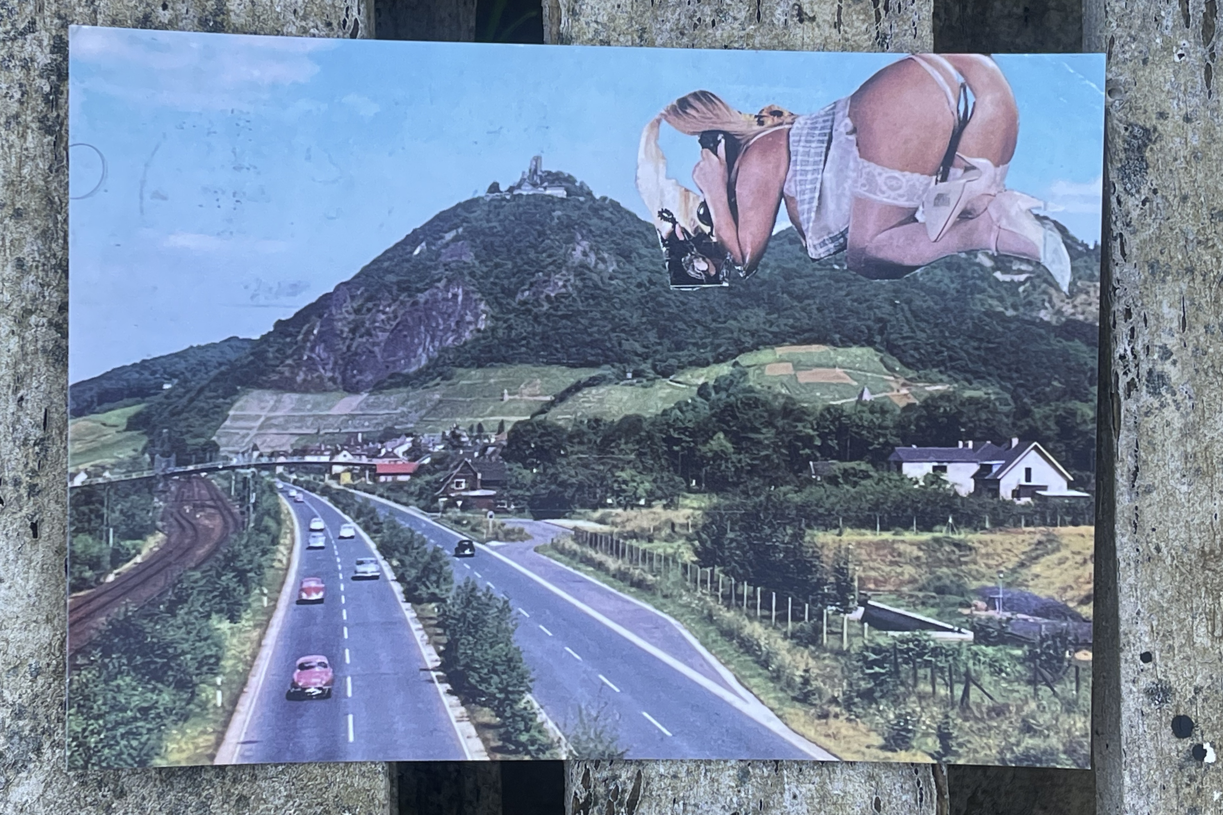'Calling Home', analogue collage, side A