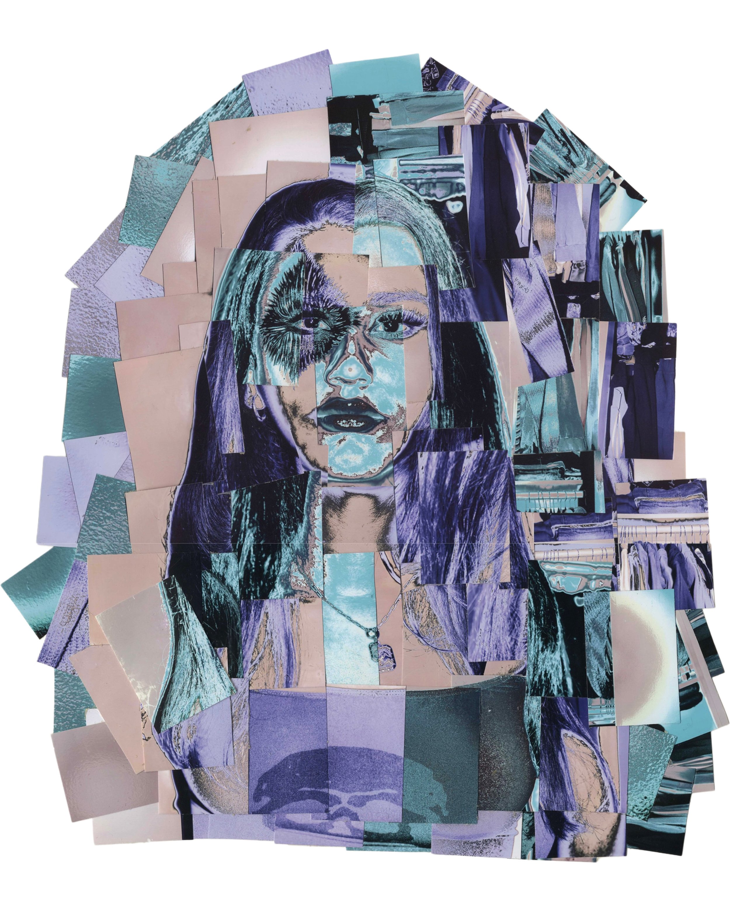 A portrait made from about 100 individual photographs, assembled as a joiner inspired by David Hockney. Each image captures a slightly different angle, moment, or detail, and when pieced together they build a fragmented version of the whole. Instead 