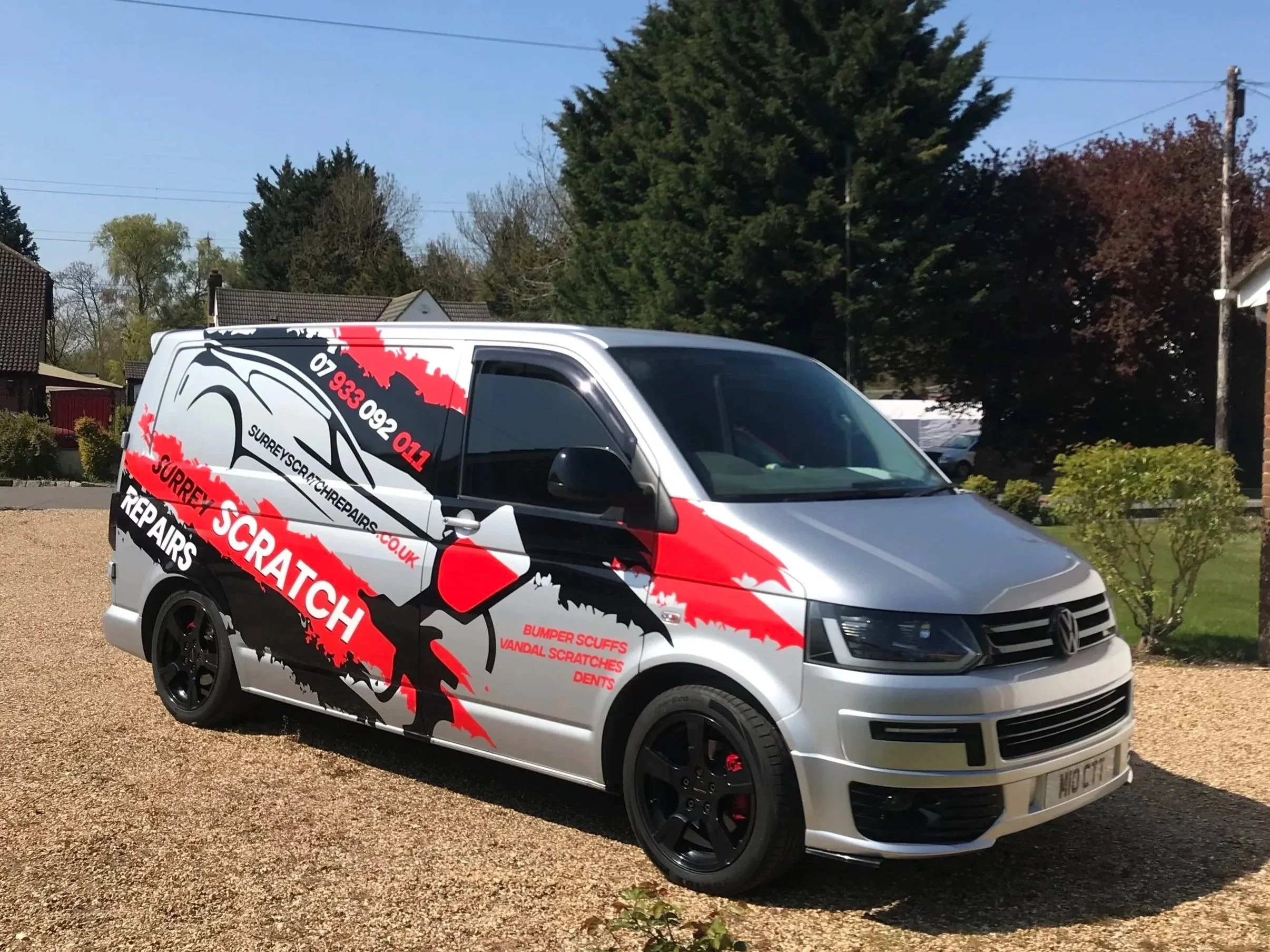 mobile scratch repair van