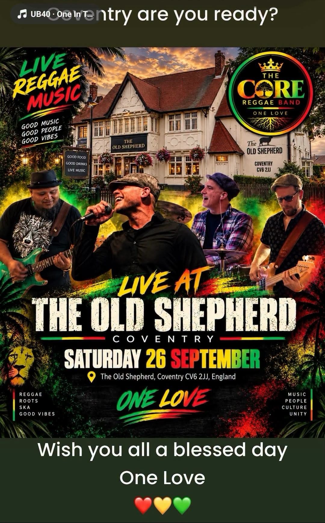 Reggae Night Live Music 
