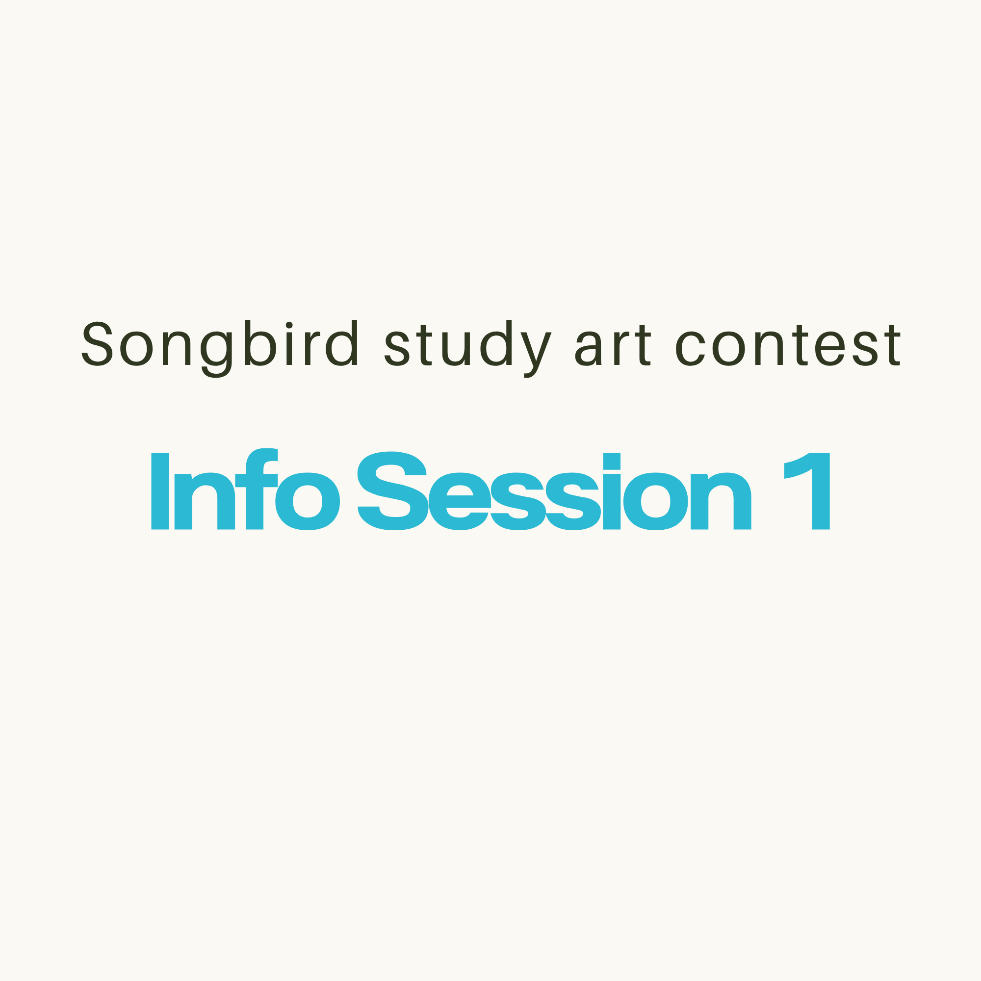 Info Session 1