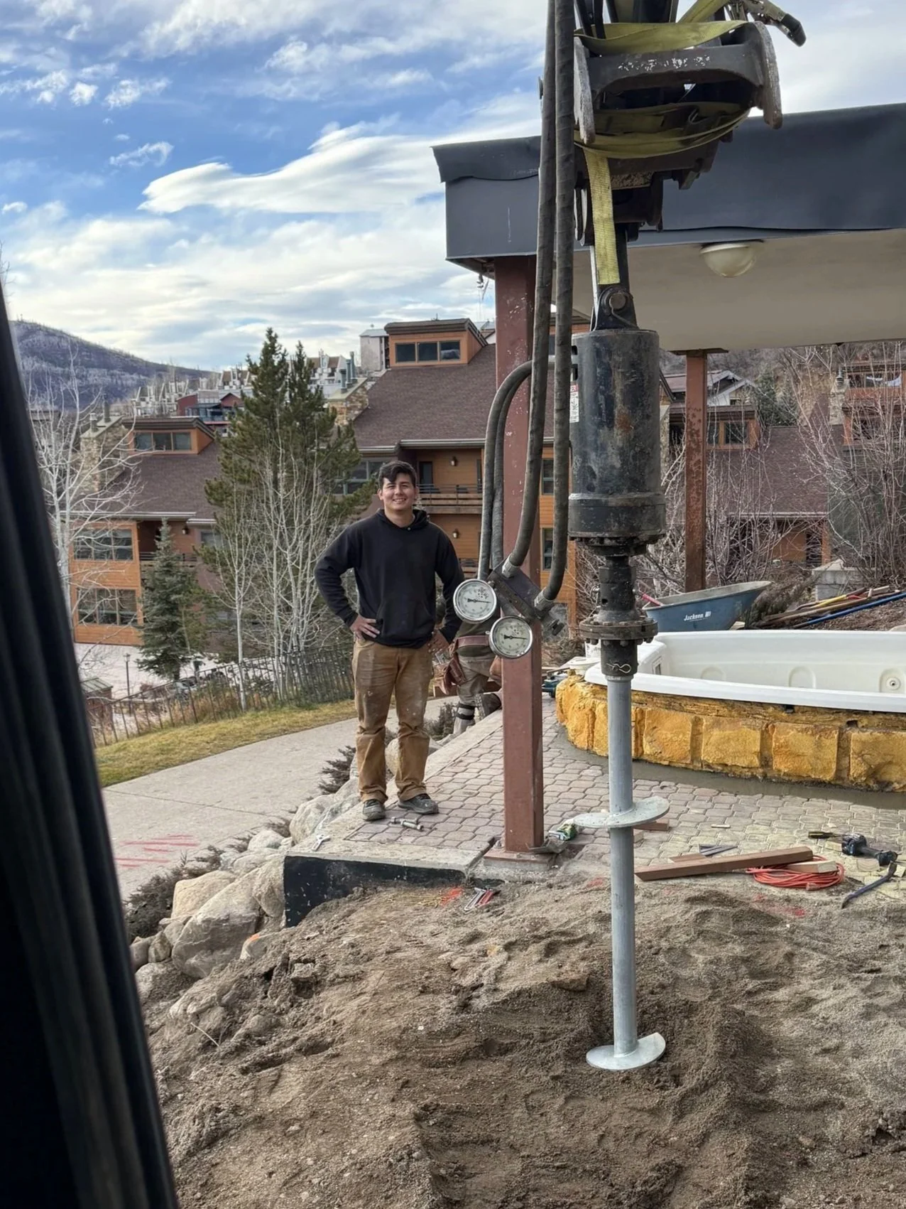 Helical Pier Installation Colorado