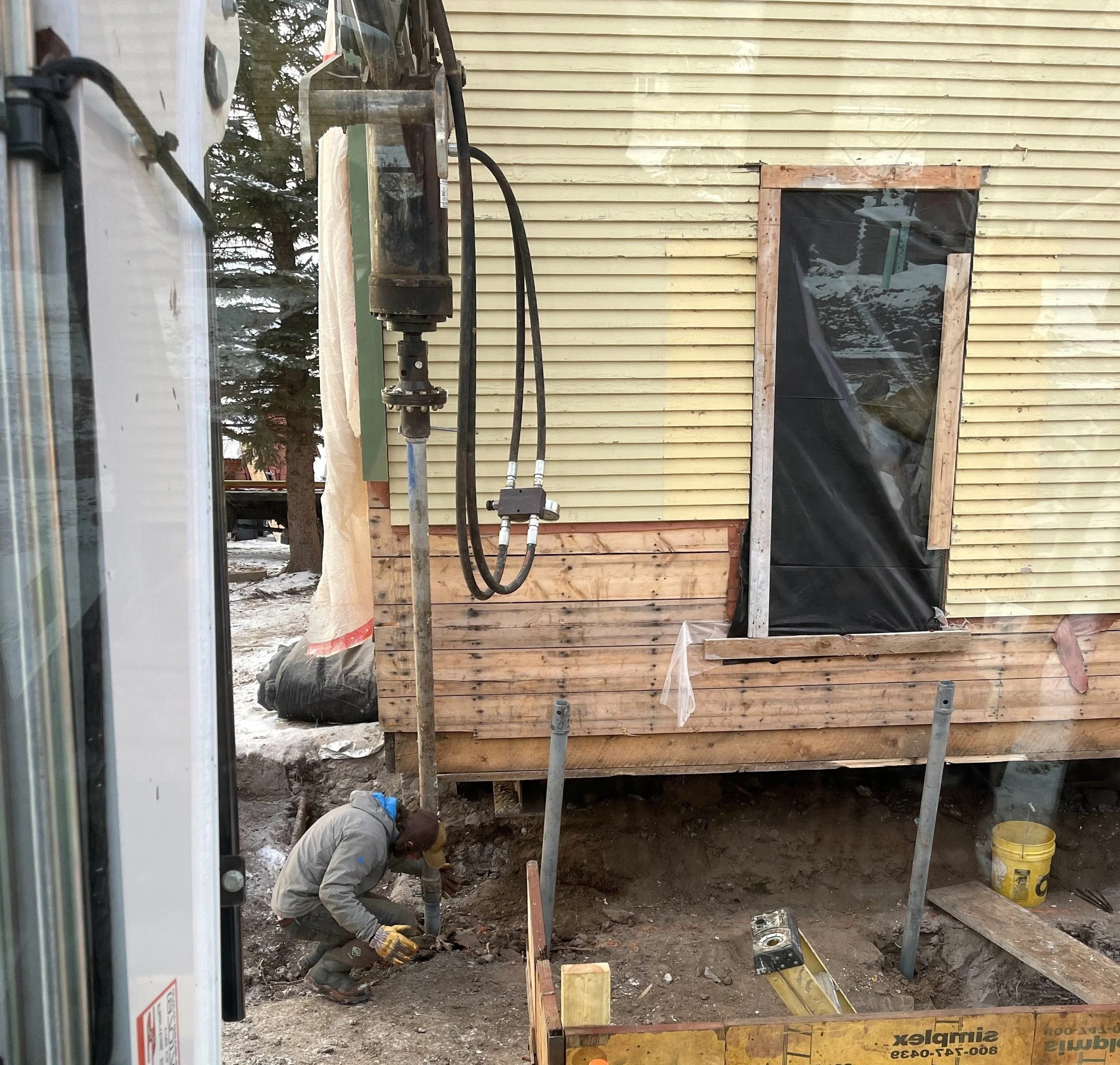 Helical Pier Installation Colorado