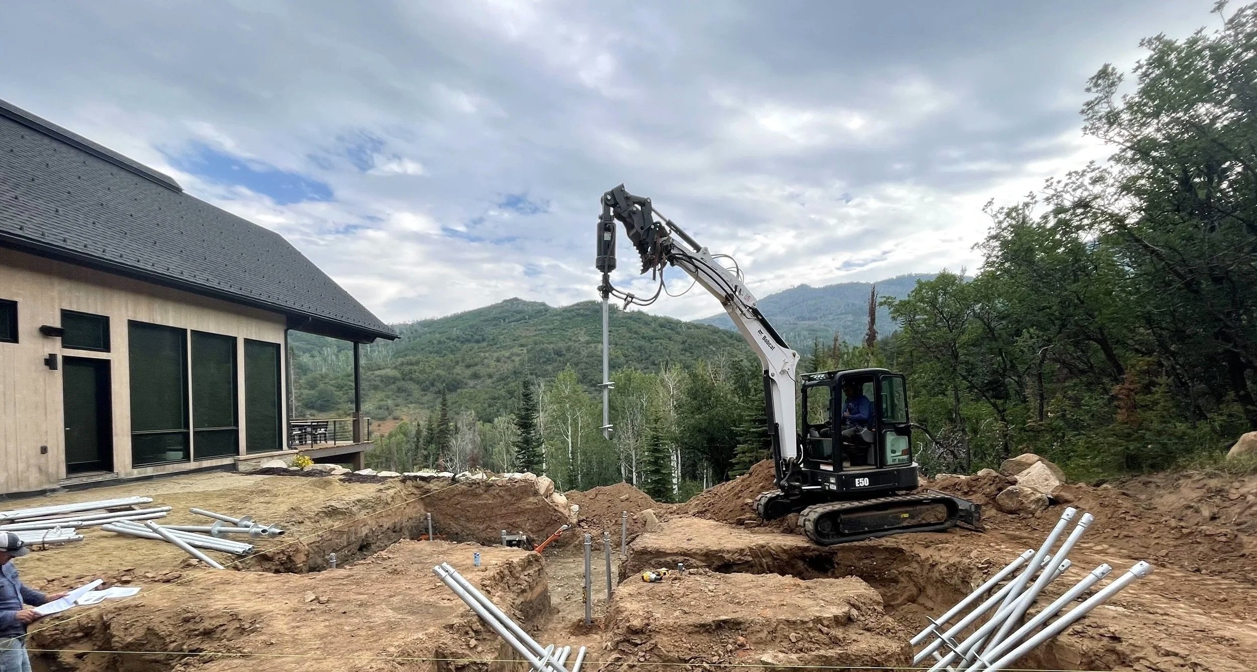 Helical Pier Installation Colorado