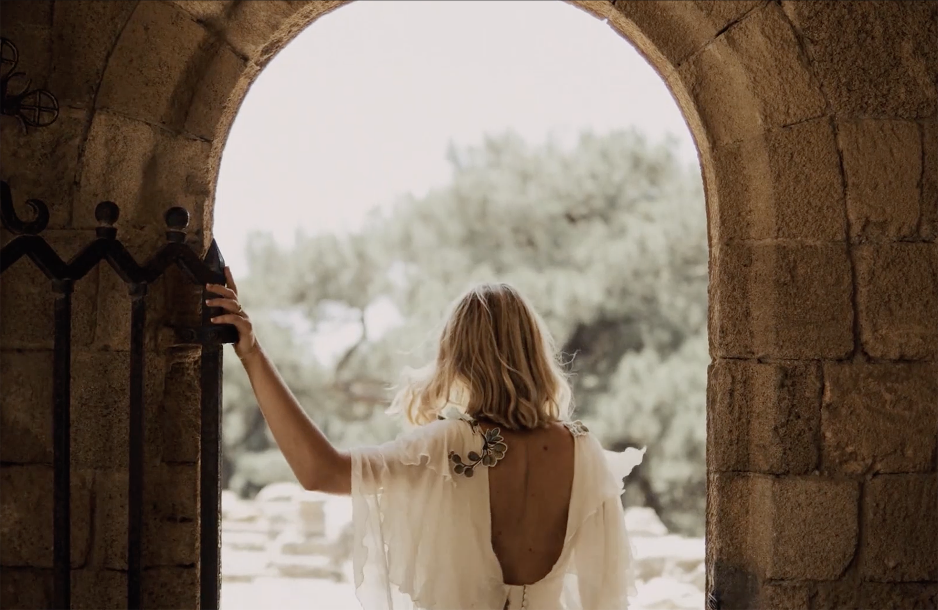 wedding couple embracing during sunset captured by wedding content creator in Ireland.png