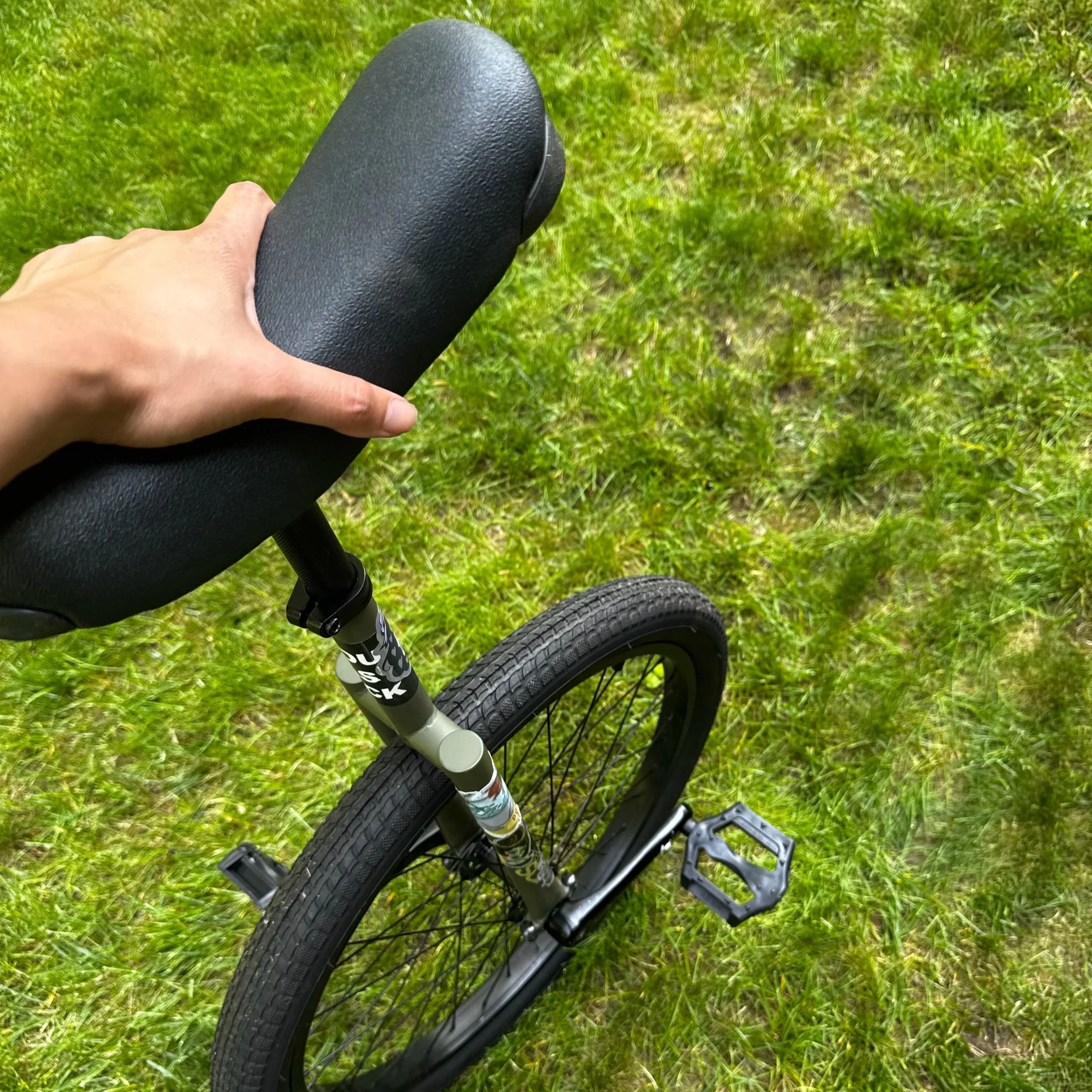 I'm still a novice, but I really enjoy practicing on my unicycle.