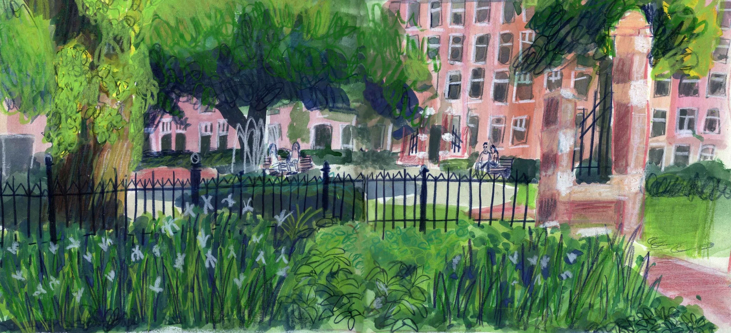 Amsterdam Belamy Plein urban sketch by ellie middleton.jpg