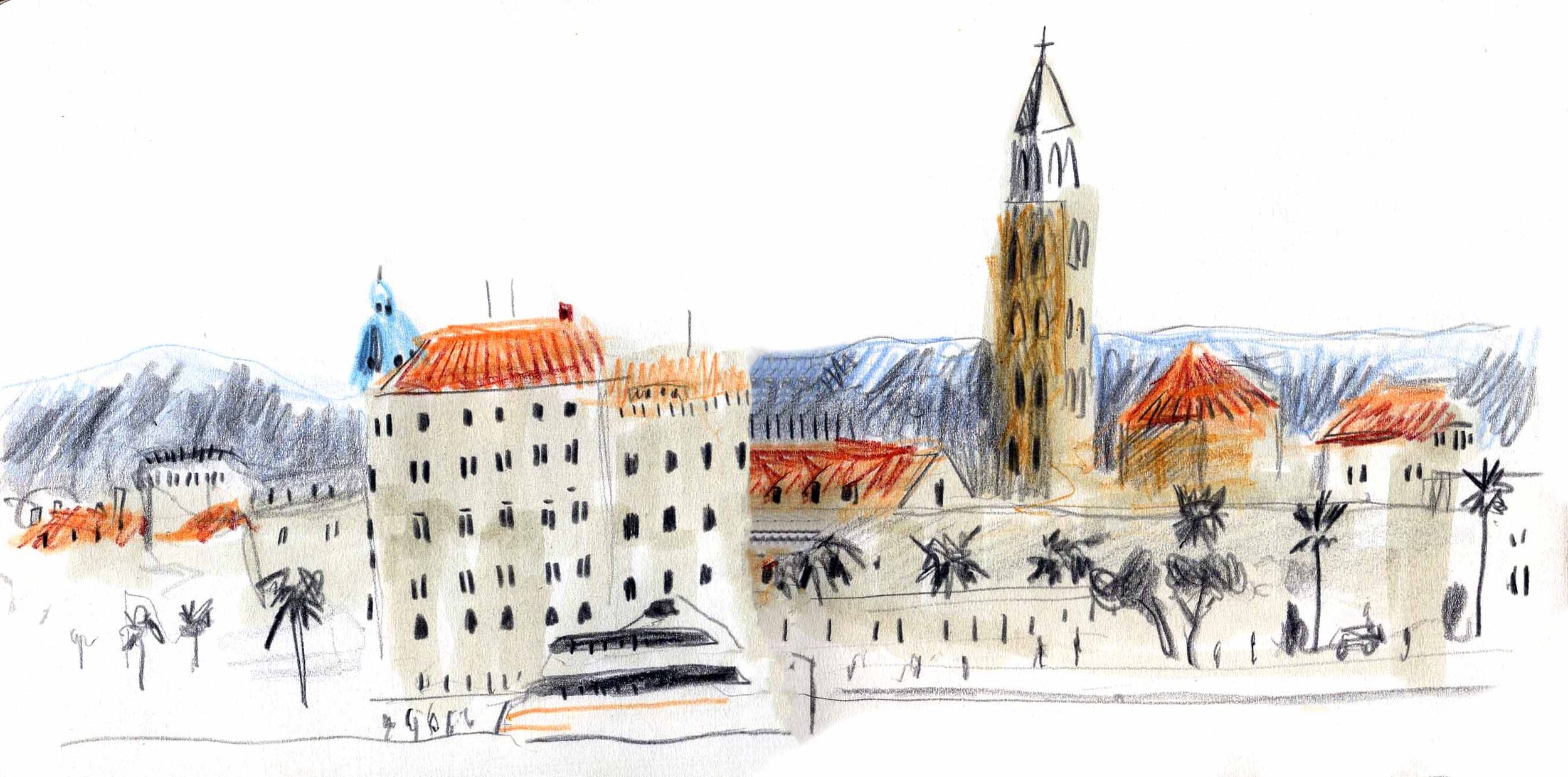 Split Croatia travel painting Ellie middleton.jpg