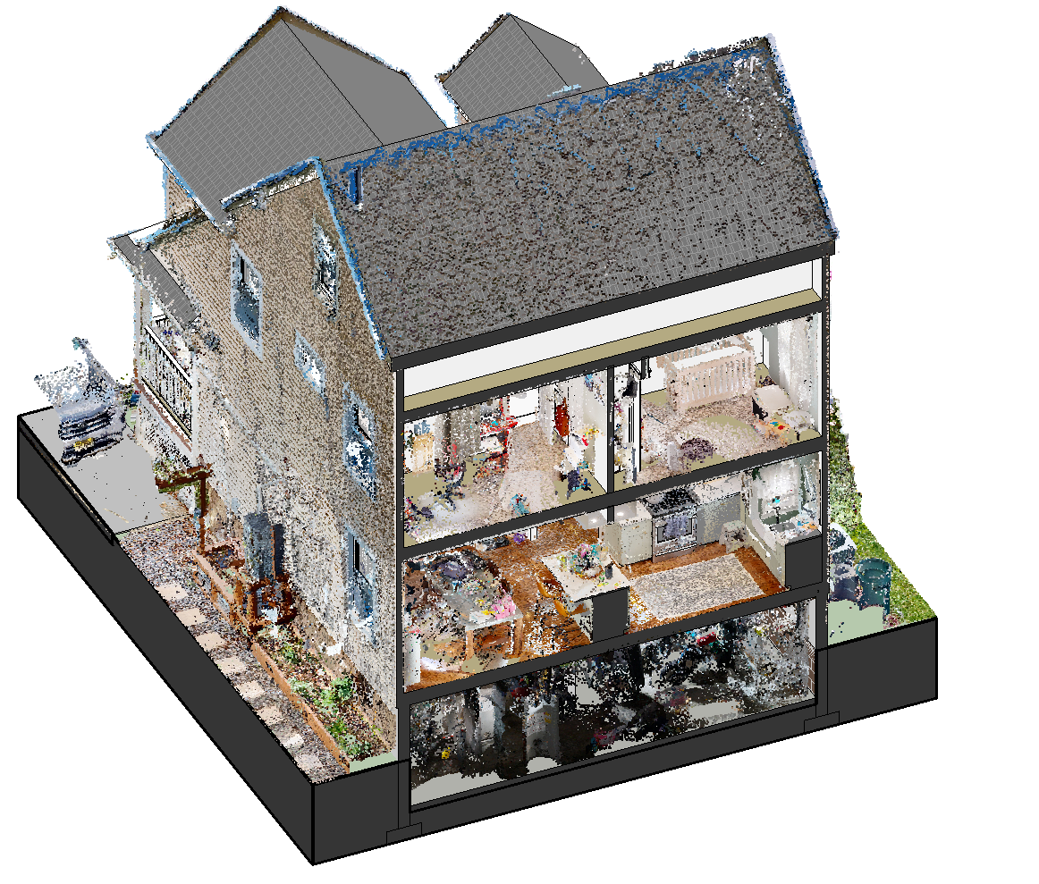Point cloud Revit overlay