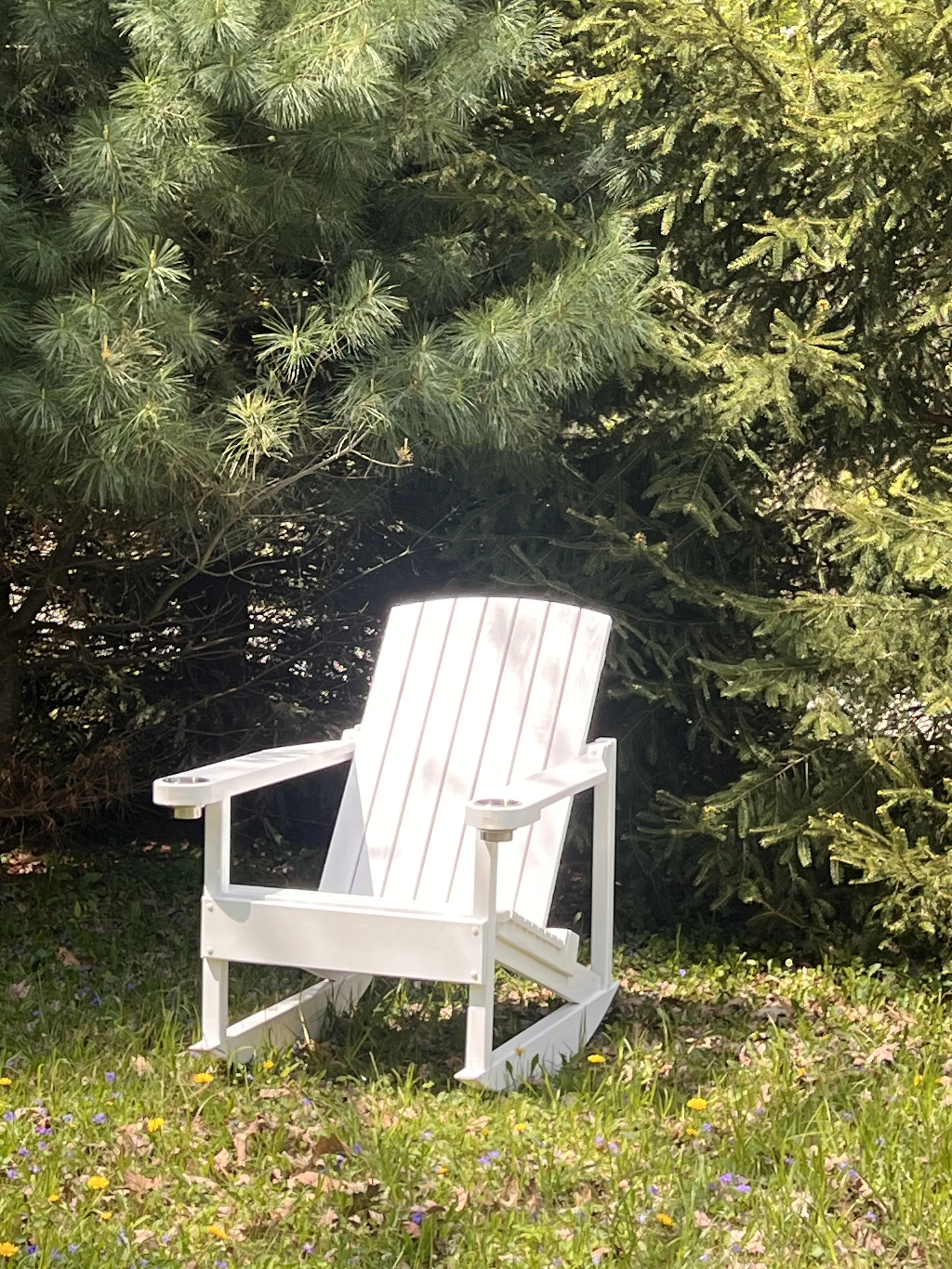Painted Adirondack Rocker