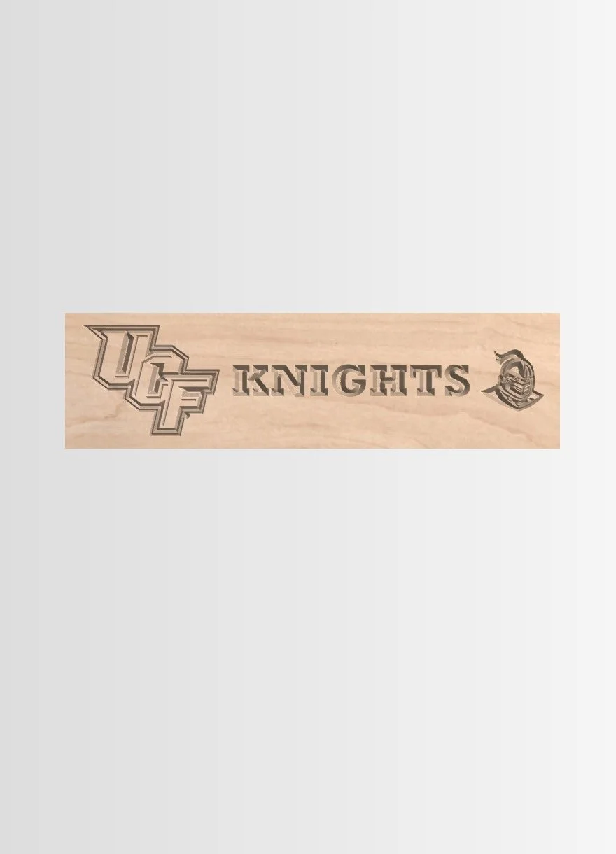 Apron engraving for UCF Knights