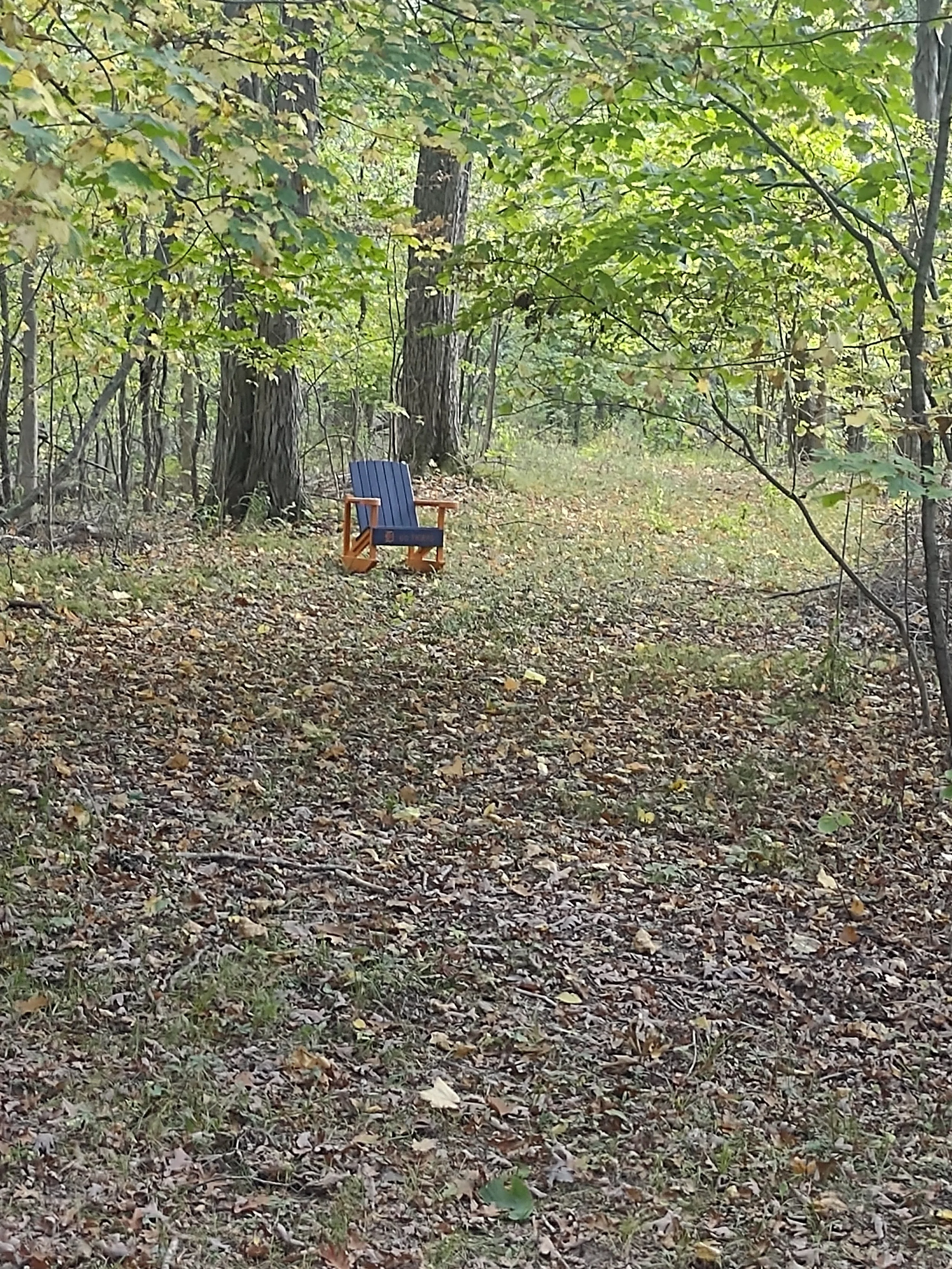 Enjoy a real wooden outdoor rocker made with Bald Cypress, which is known for its durability.