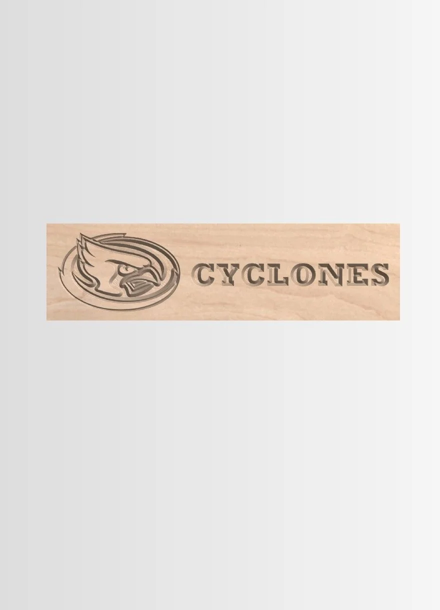 Apron engraving for Iowa State Cyclones