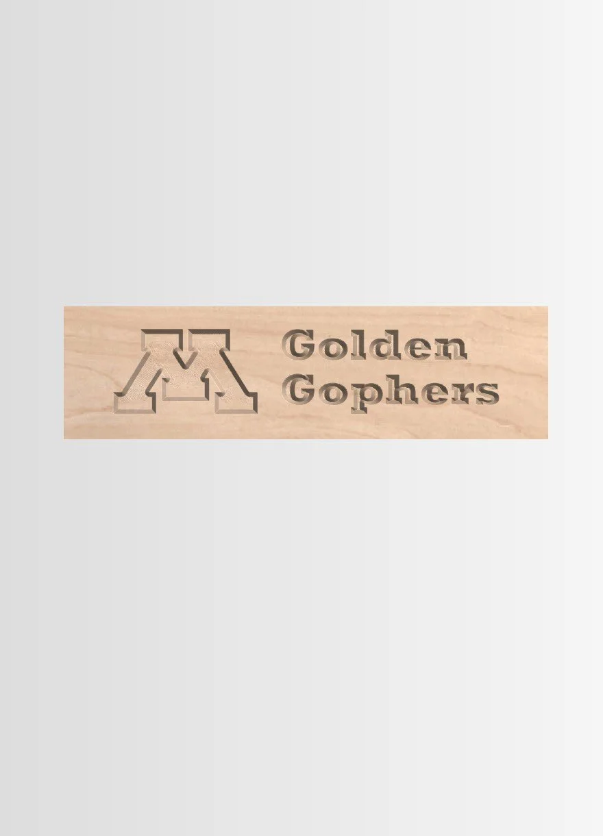 Apron engraving for Minnesota Golden Gophers