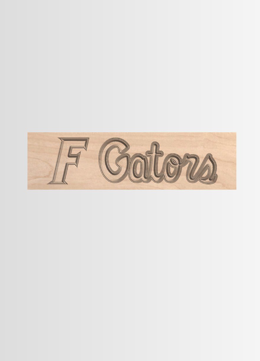 Apron engraving for Florida Gators