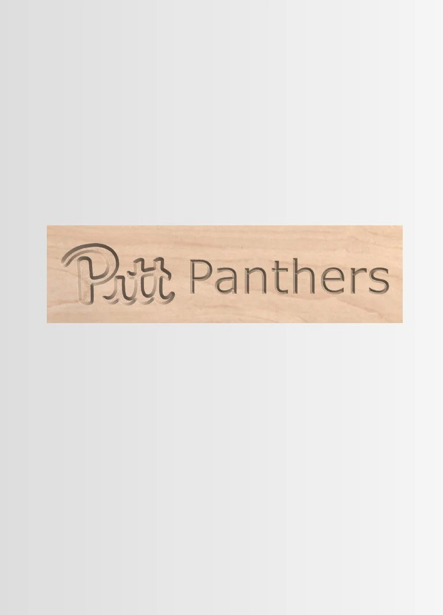 Apron engraving for Pitt Panthers