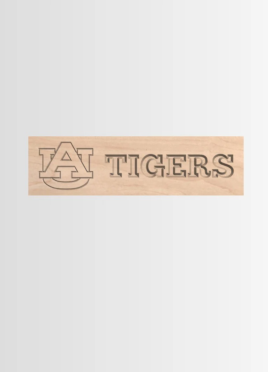 Apron engraving for Auburn Tigers