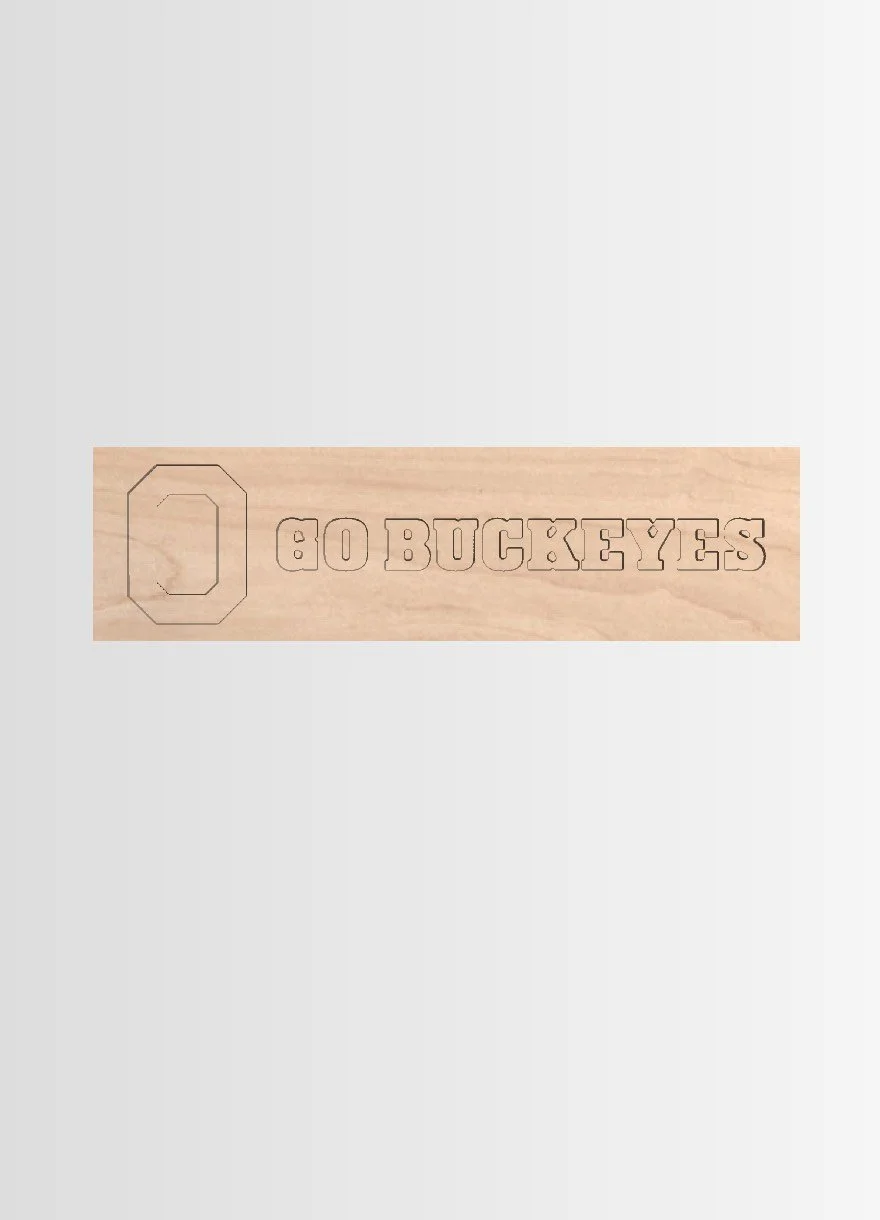 Apron engraving for OSU Buckeyes