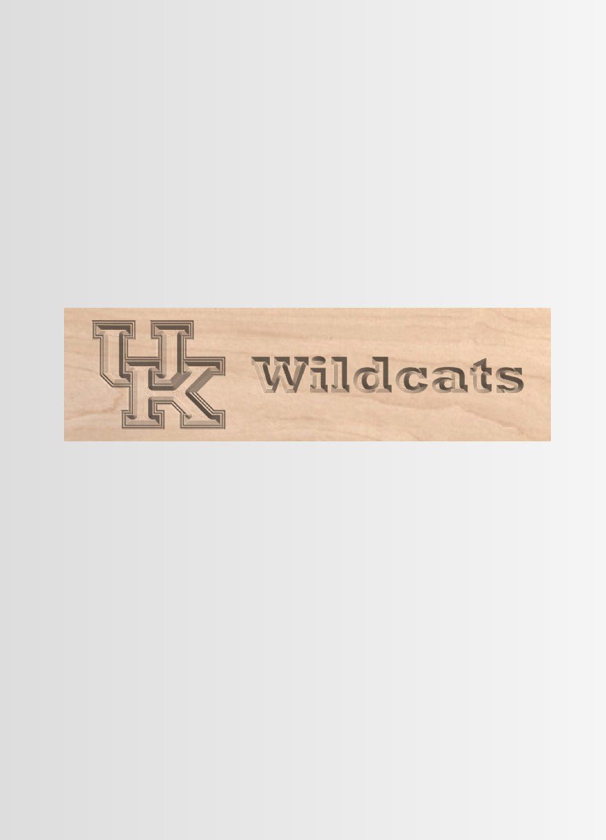 Apron engraving for Kentucky Wildcats