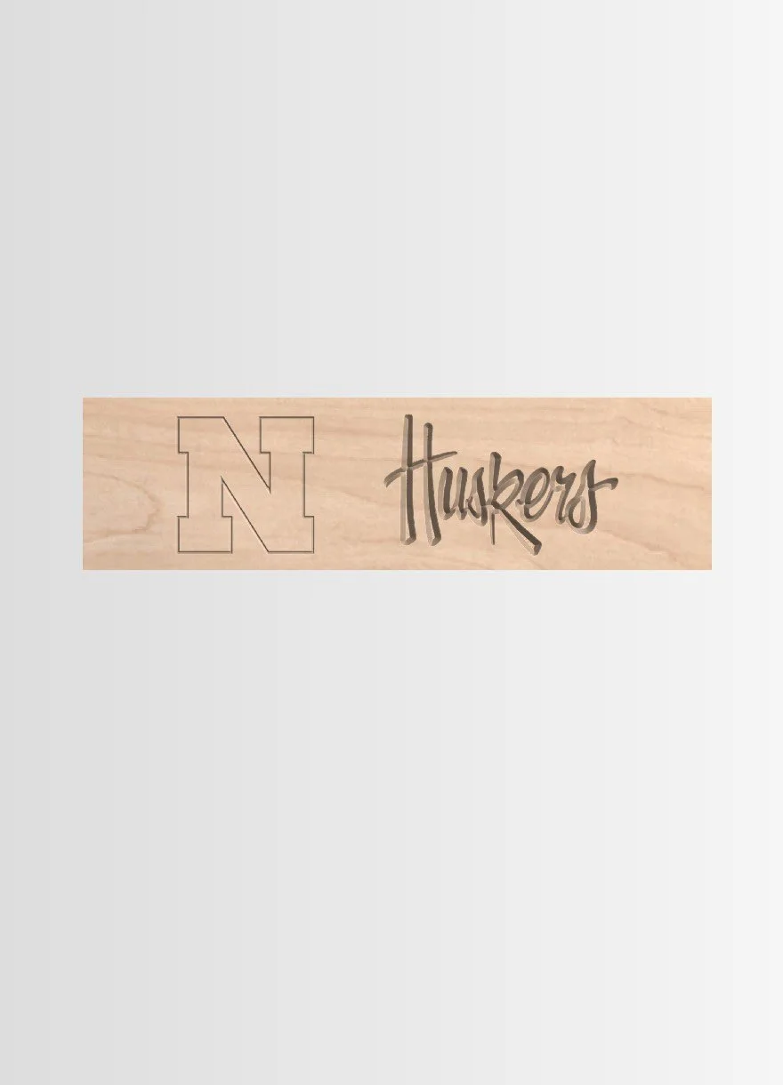 Apron engraving for Nebraska Cornhuskers