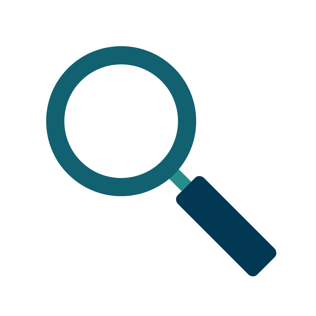 Master Cleaning Services Sheffield Experienced Cleaners Icon of a magnifying glass representing search or inspection.