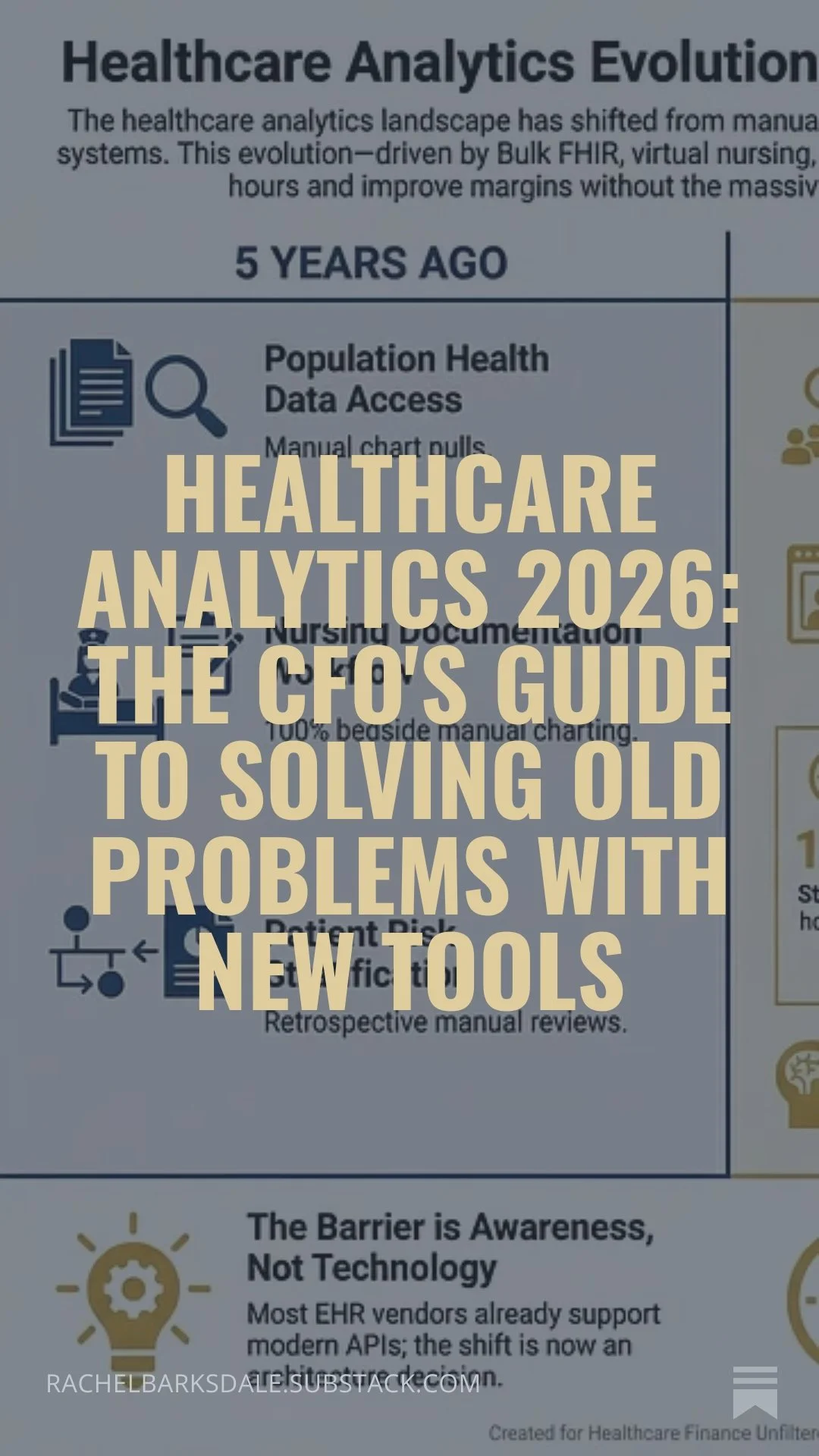 Healthcare Analytics 2026: The CFO's Guide to Solving Old Problems with New Tools