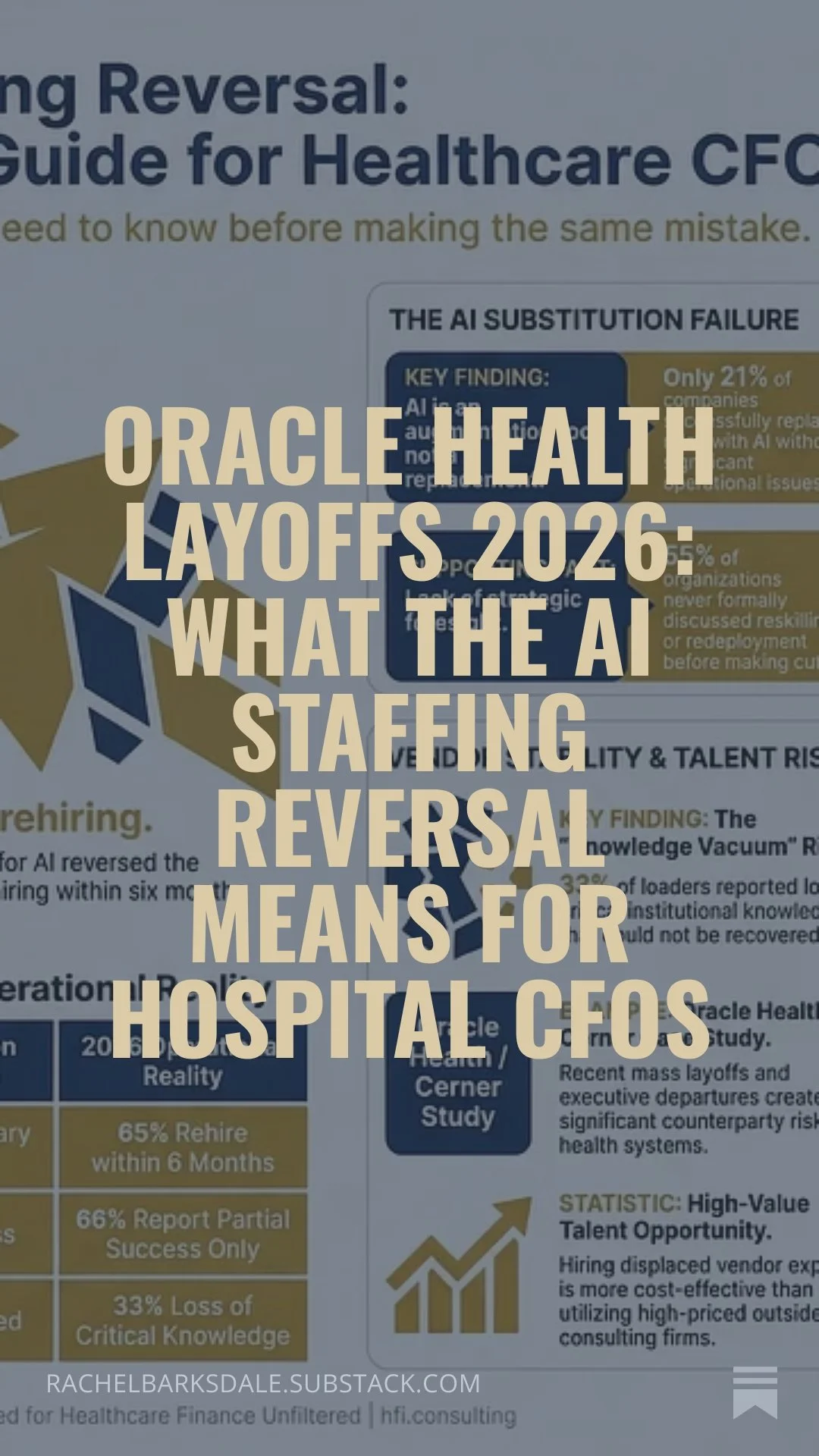 Oracle Health Layoffs 2026: What the AI Staffing Reversal Means for Hospital CFOs