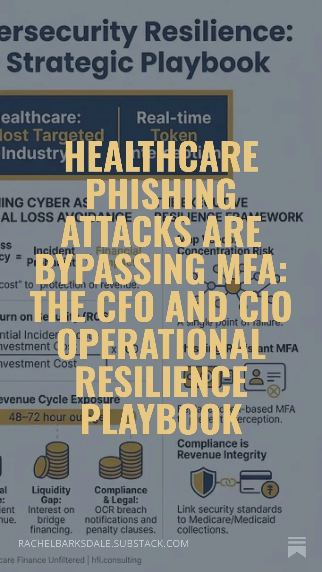 Healthcare Phishing Attacks Are Bypassing MFA: The CFO and CIO Operational Resilience Playbook