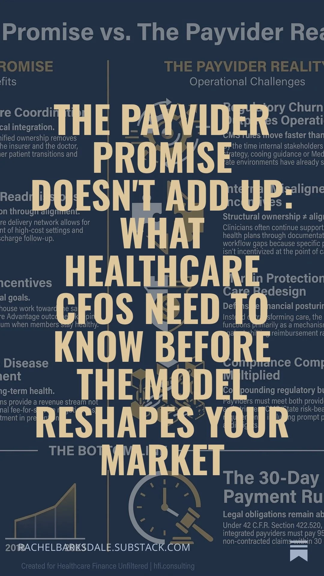 The Payvider Promise Doesn't Add Up: What Healthcare CFOs Need to Know Before the Model Reshapes Your Market
