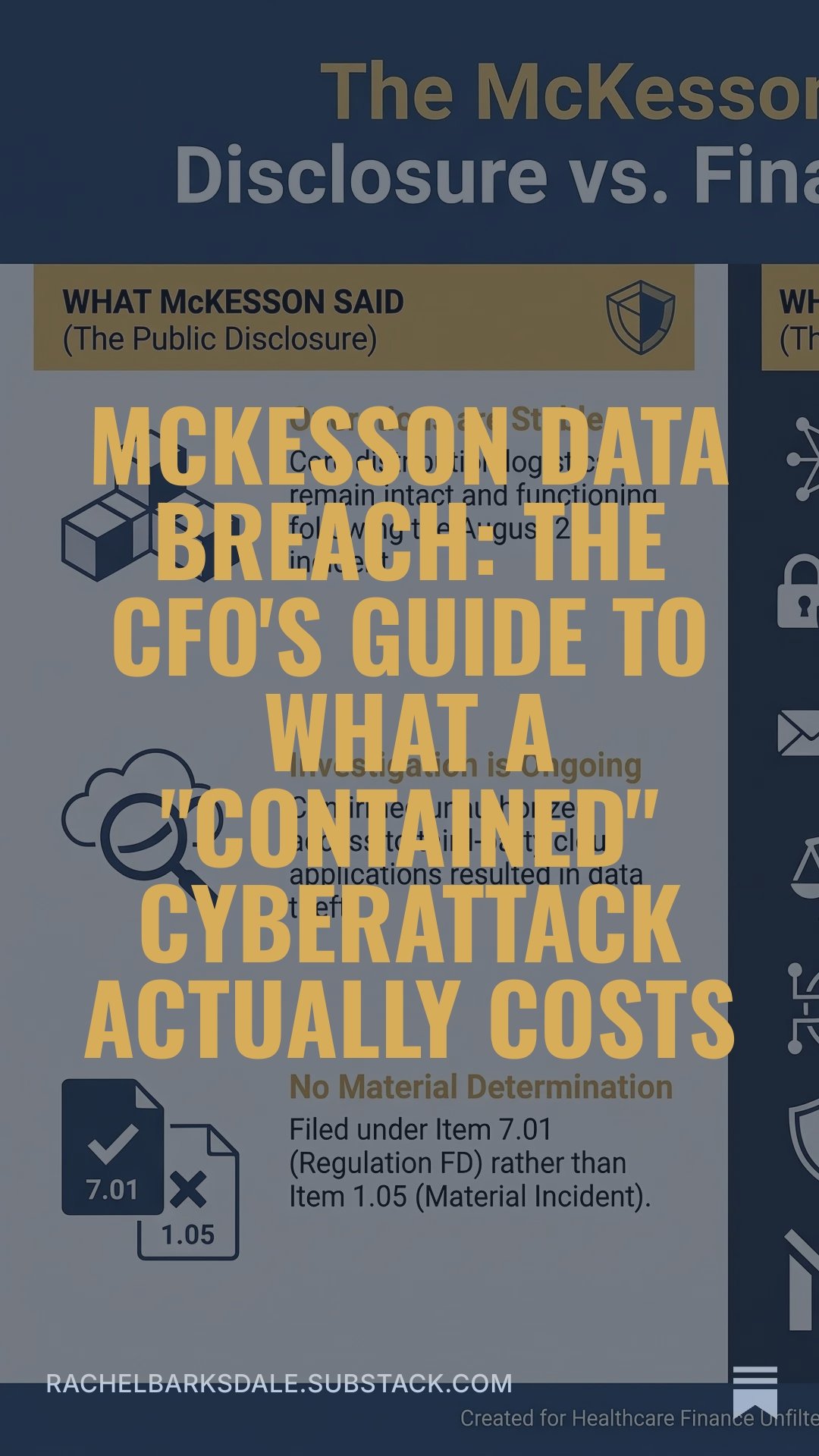 McKesson Data Breach: The CFO's Guide to What a "Contained" Cyberattack Actually Costs