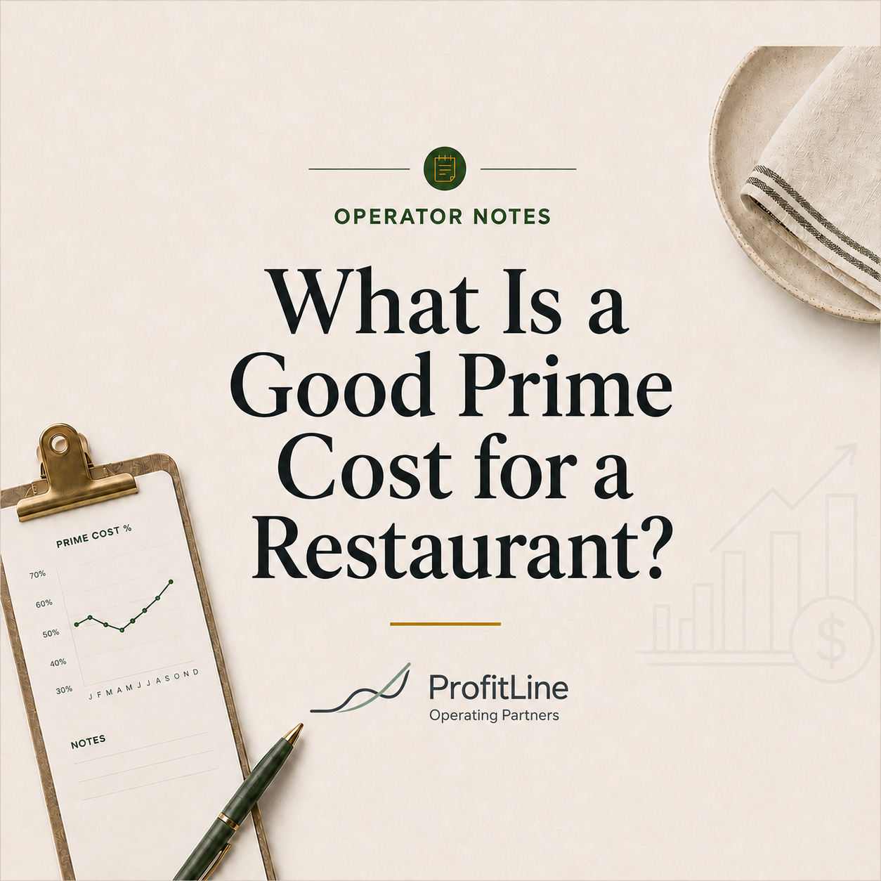 What is a good prime cost for a restaurant?