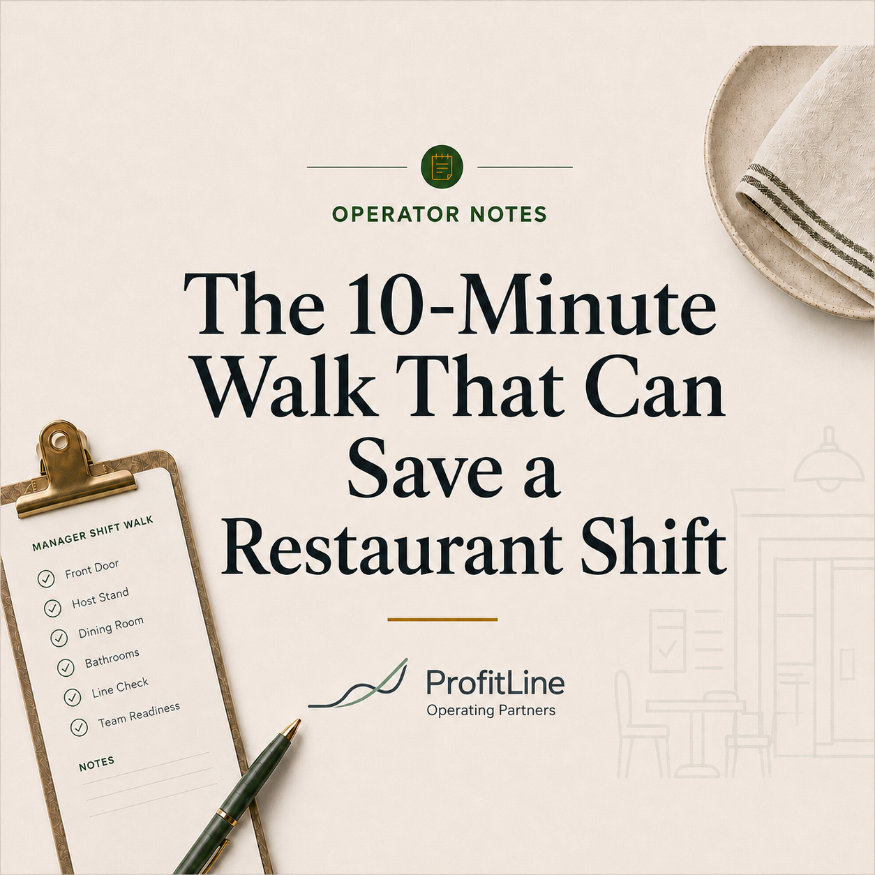 The 10-Minute Walk That Can Save a Restaurant Shift