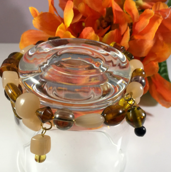 Umber Bloom Circlet Bracelet