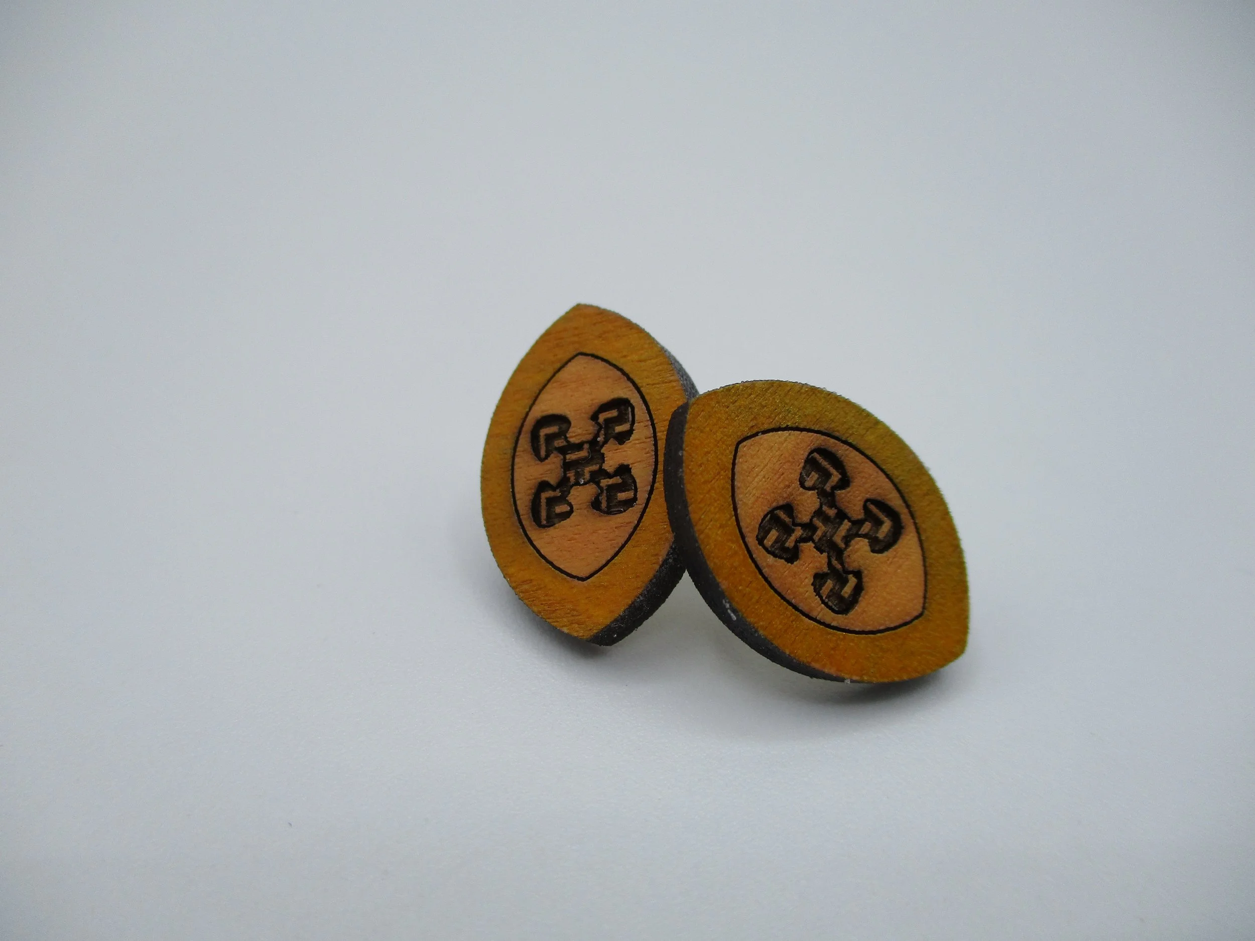 Akoma Ntoso Shield Earrings 1.JPG