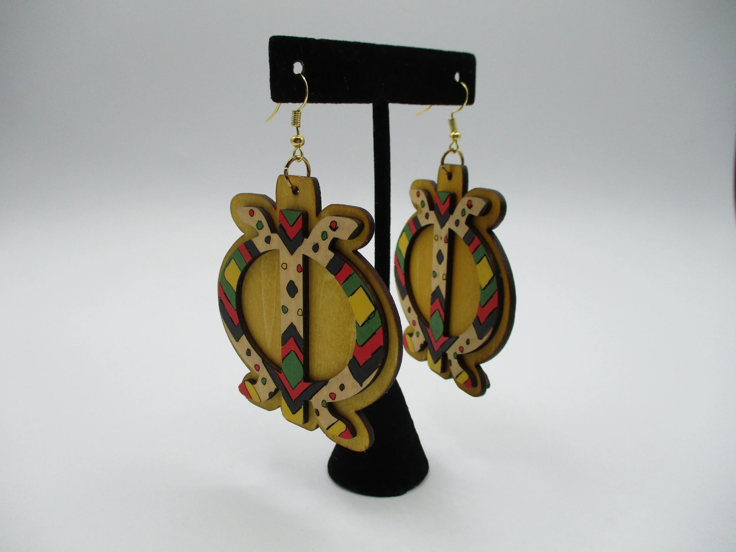 Wawa Aba in Yellow Earrings 1.JPG