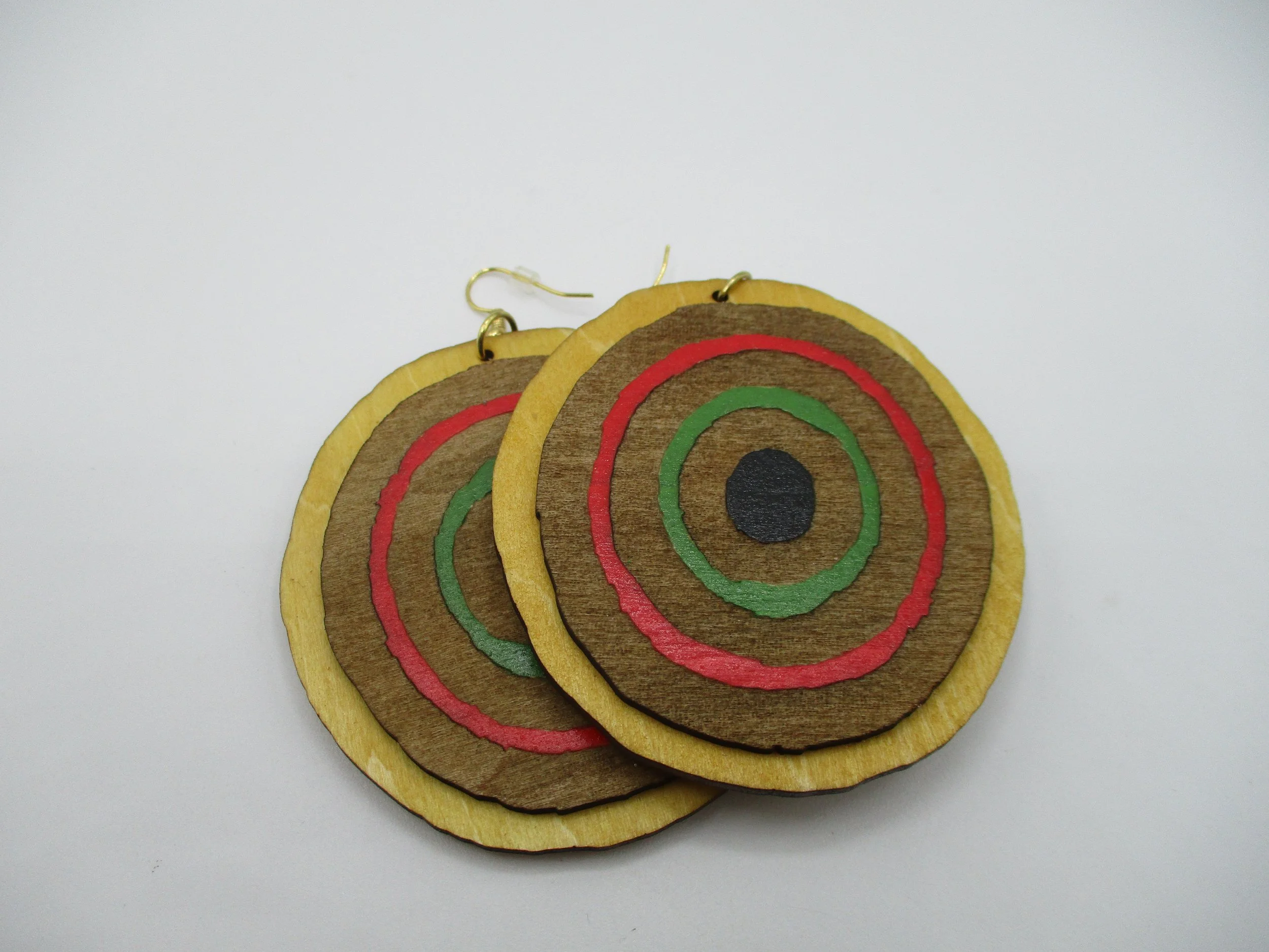 Adinkrahene Band Colors Earrings 3.JPG